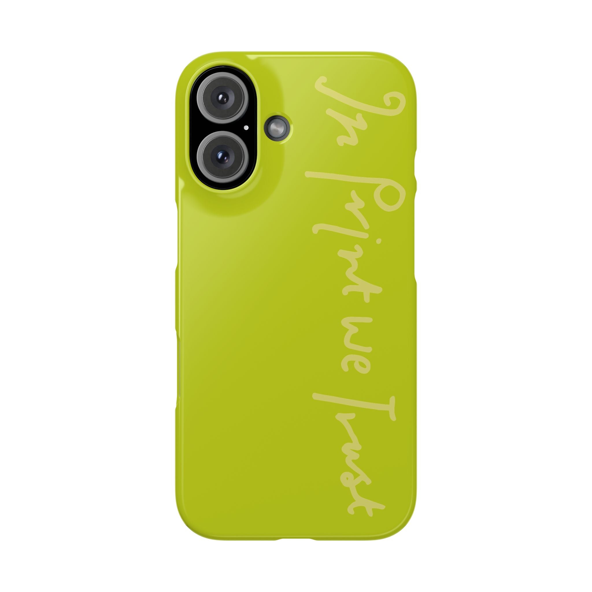 In Print We Trust iPhone case - In Print We Trust