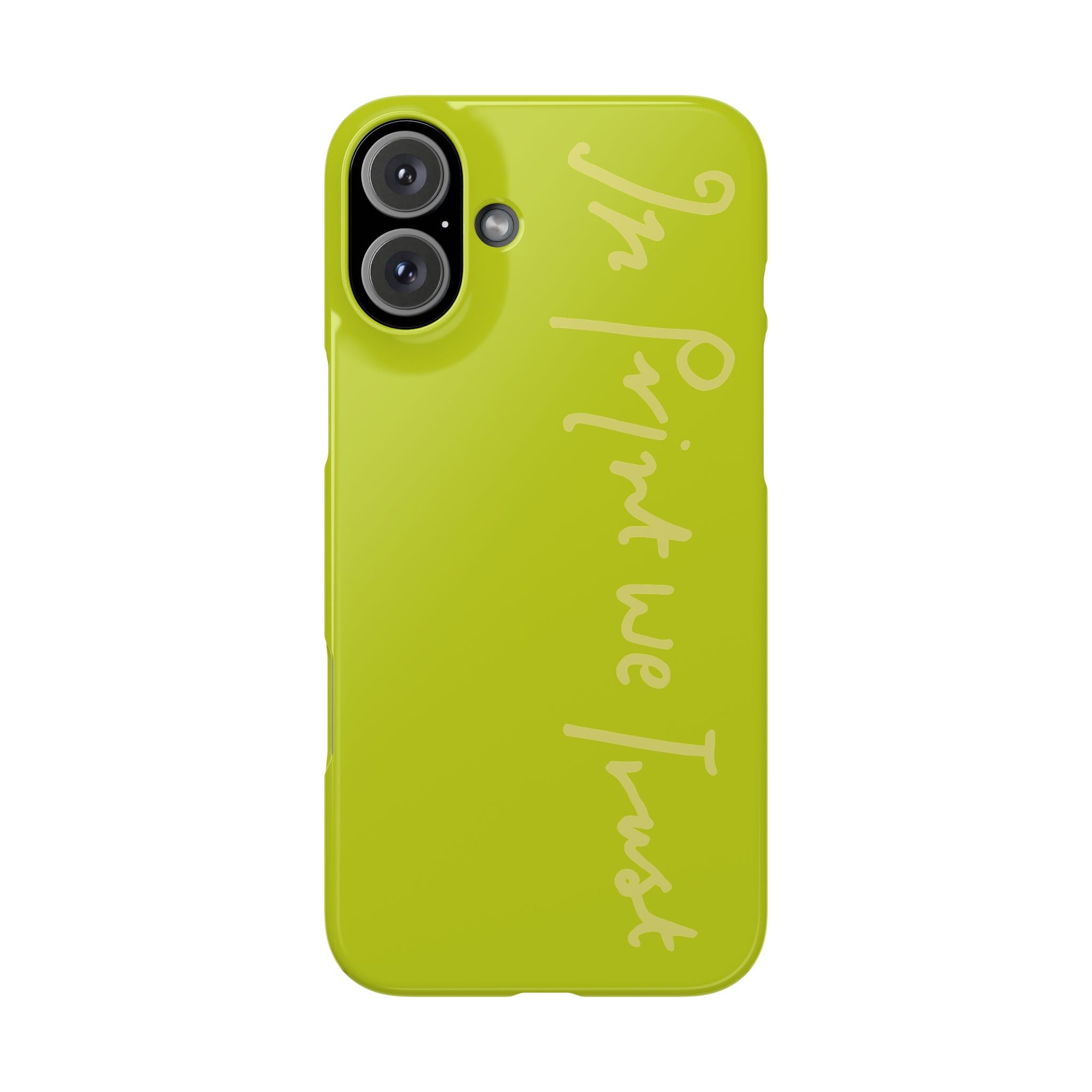 In Print We Trust iPhone case - In Print We Trust