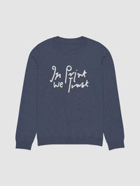 in print we trust knitted crew-neck - In Print We Trust