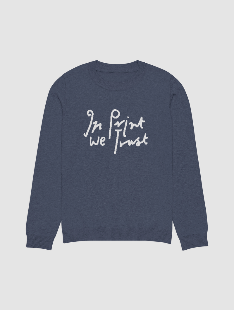 In Print We Trust Graphic Print Tees In print we trust graphic print tees
