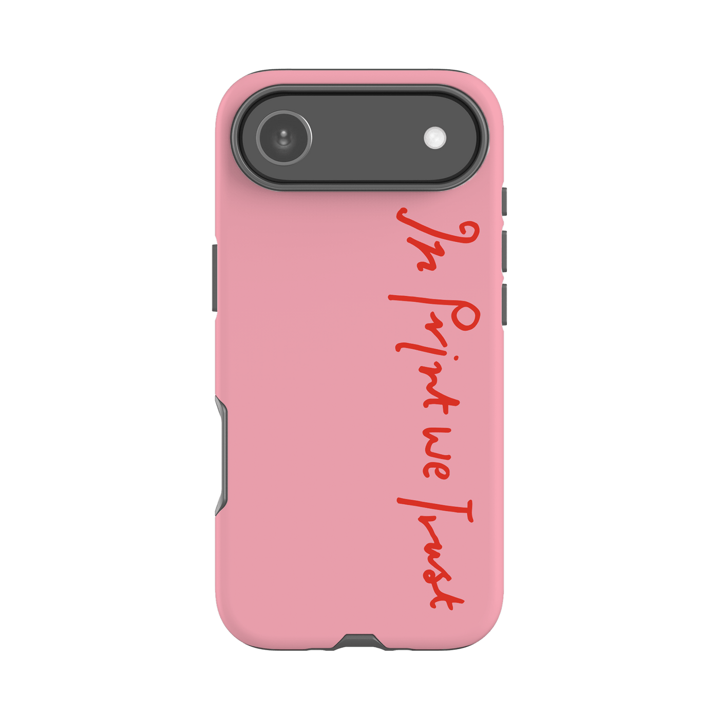 in print we trust tough iPhone case (pink) - In Print We Trust
