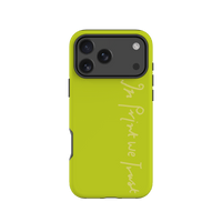 in print we trust tough iPhone case (pistachio) - In Print We Trust