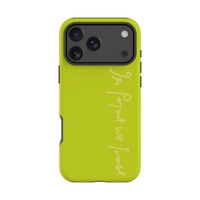 in print we trust tough iPhone case (pistachio) - In Print We Trust
