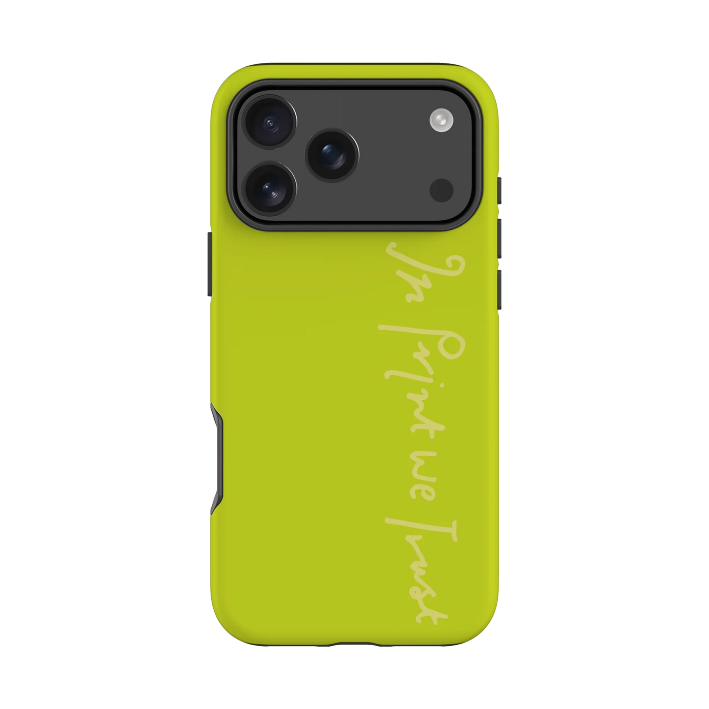 in print we trust tough iPhone case (pistachio) - In Print We Trust