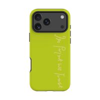 in print we trust tough iPhone case (pistachio) - In Print We Trust