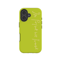 in print we trust tough iPhone case (pistachio) - In Print We Trust