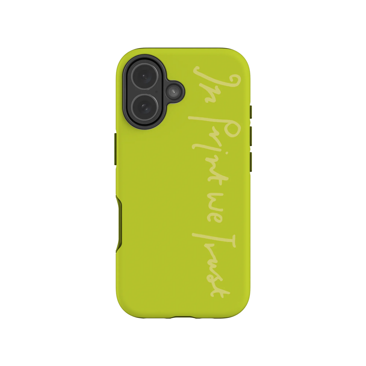 in print we trust tough iPhone case (pistachio) - In Print We Trust
