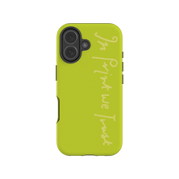 in print we trust tough iPhone case (pistachio) - In Print We Trust