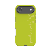 in print we trust tough iPhone case (pistachio) - In Print We Trust