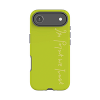 in print we trust tough iPhone case (pistachio) - In Print We Trust