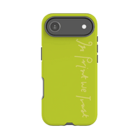 in print we trust tough iPhone case (pistachio) - In Print We Trust