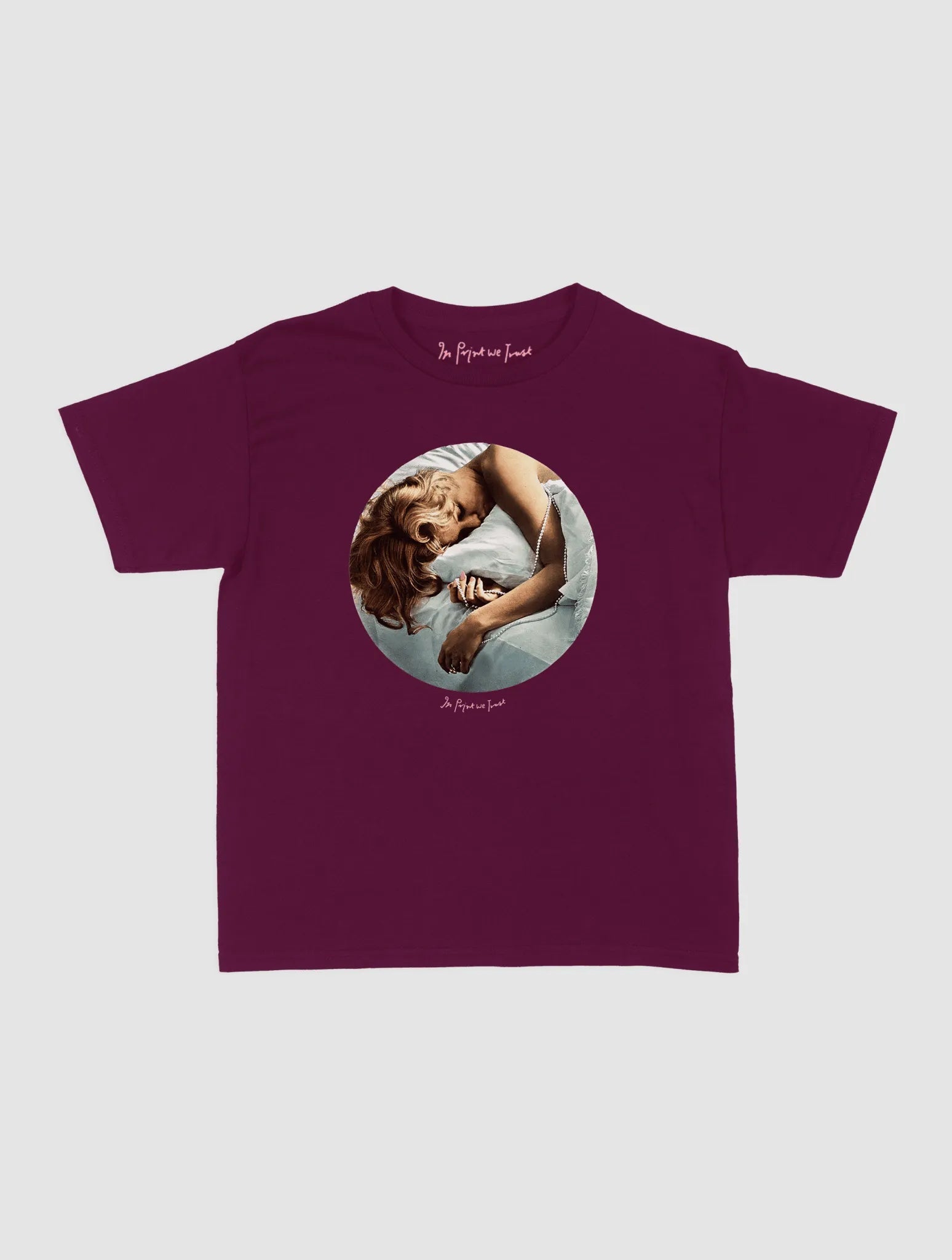 in your dreams baby tee - In Print We Trust