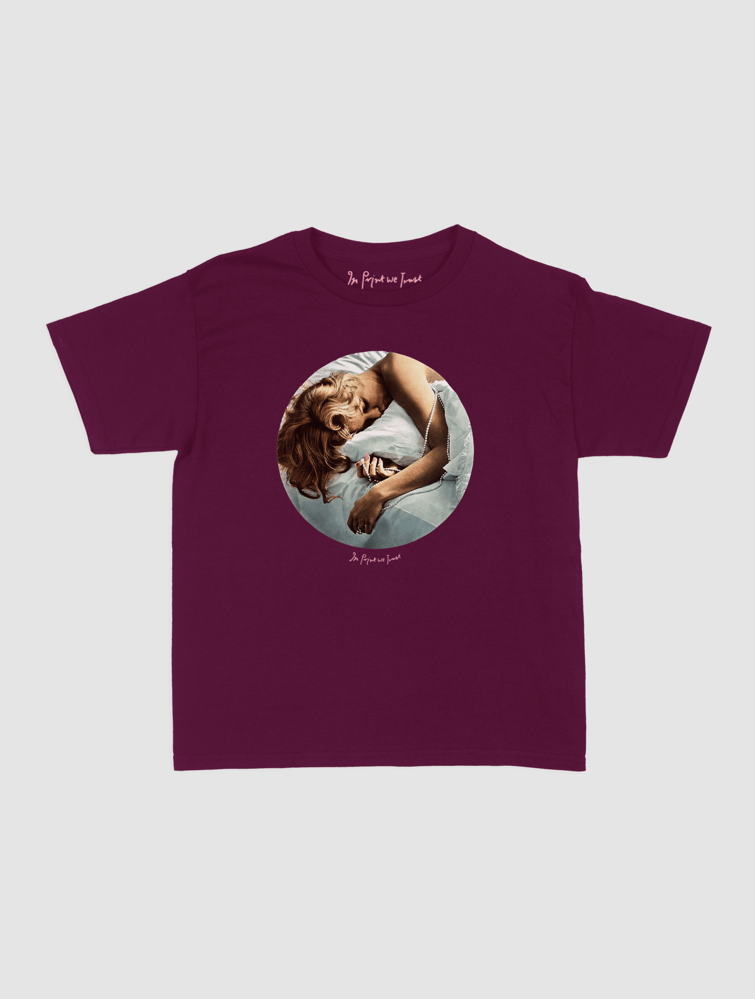in your dreams baby tee - In Print We Trust