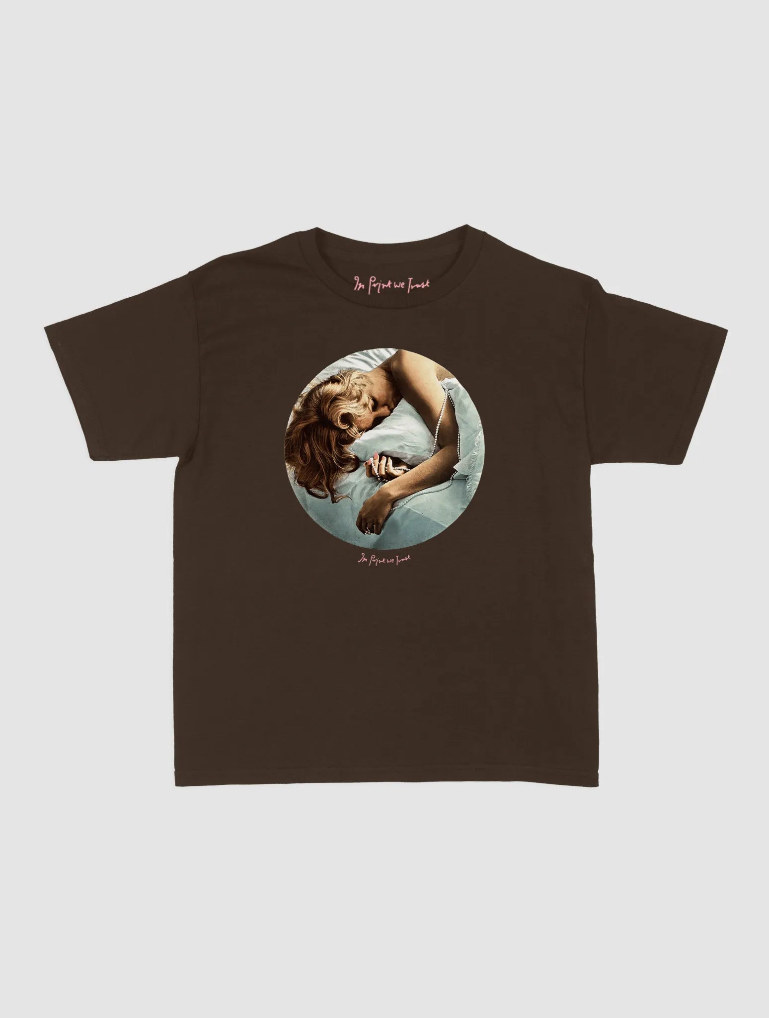 in your dreams baby tee - In Print We Trust