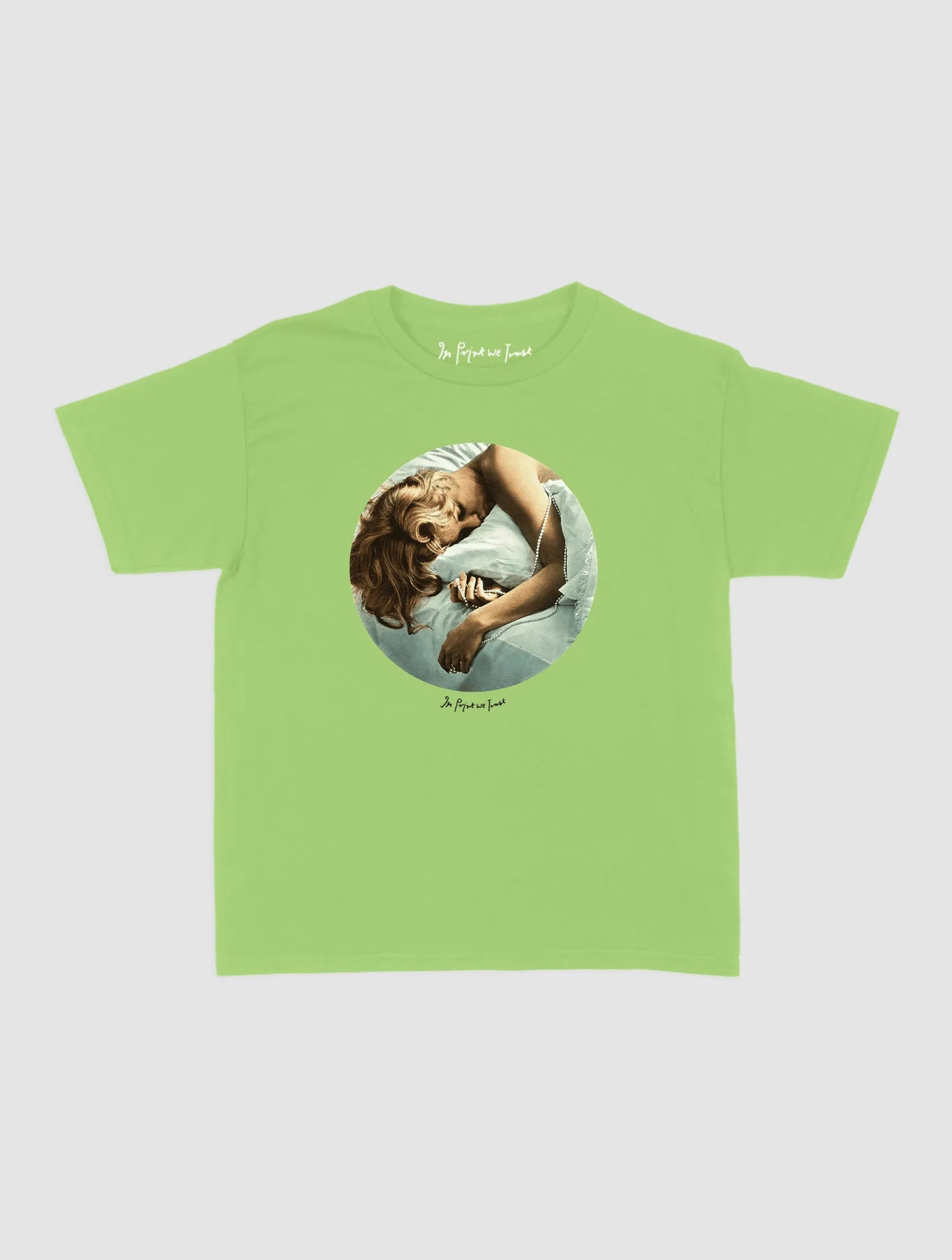in your dreams baby tee - In Print We Trust