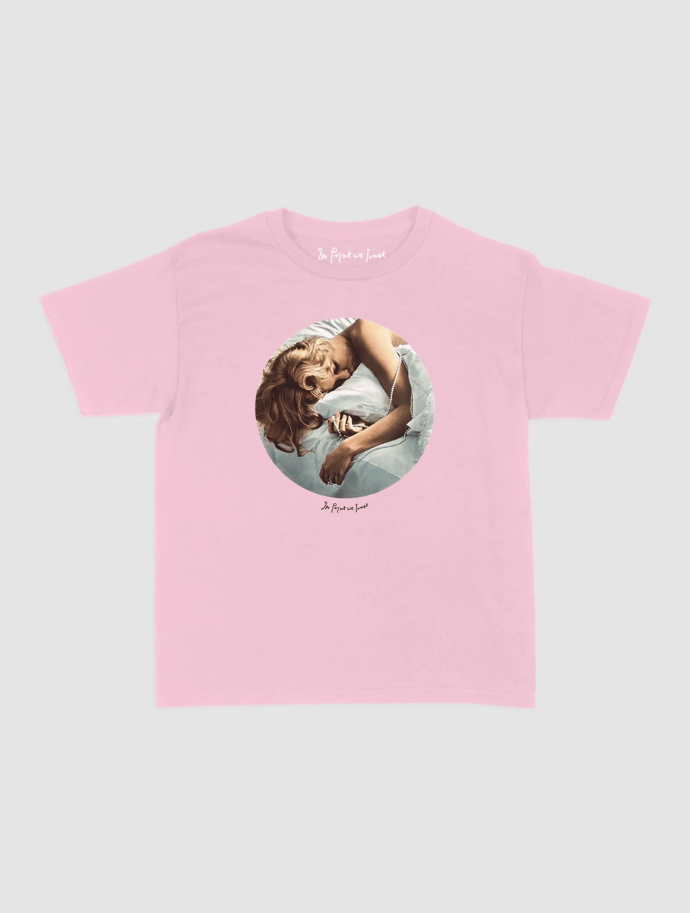 in your dreams baby tee - In Print We Trust