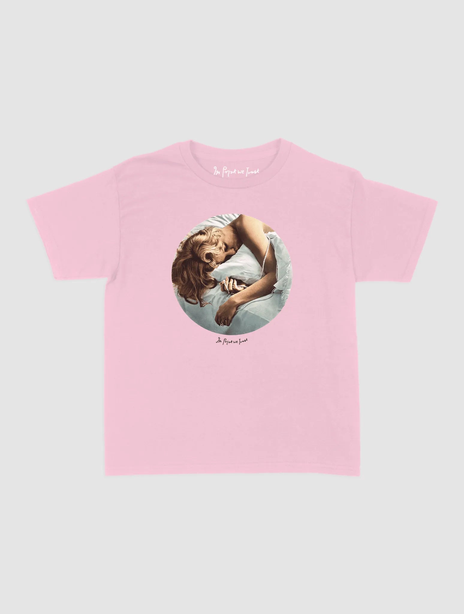 in your dreams baby tee - In Print We Trust