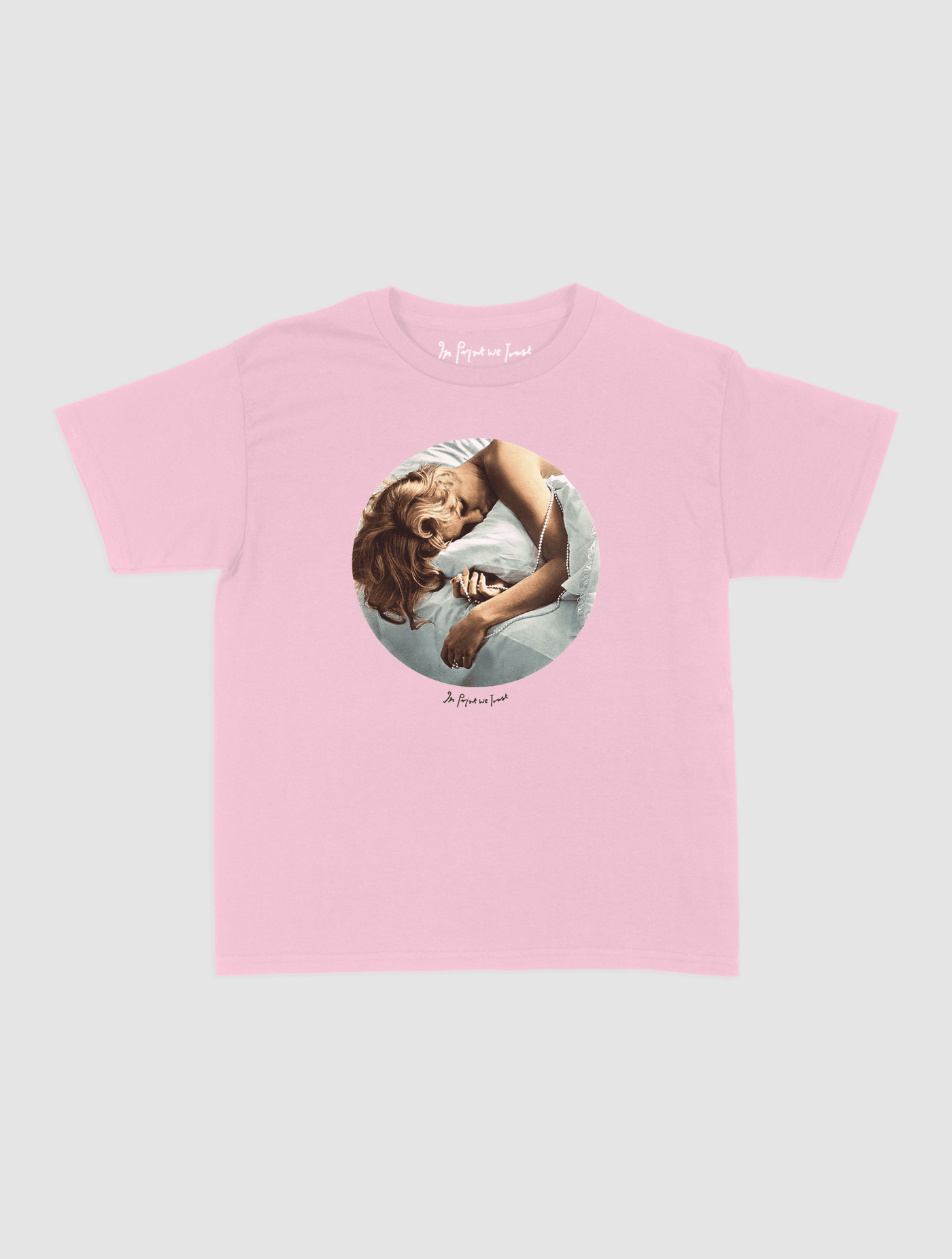 in your dreams baby tee - In Print We Trust