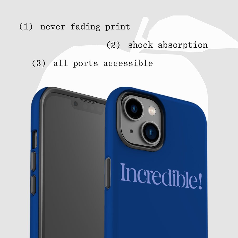 incredible tough iPhone case - In Print We Trust