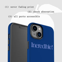 incredible tough iPhone case - In Print We Trust