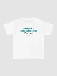 interested baby tee - In Print We Trust
