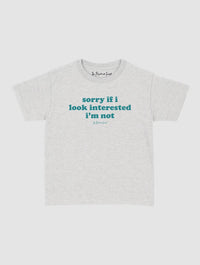interested baby tee - In Print We Trust