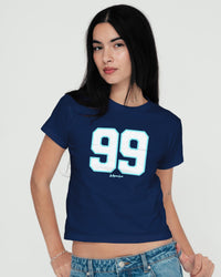 99 baby tee - In Print We Trust