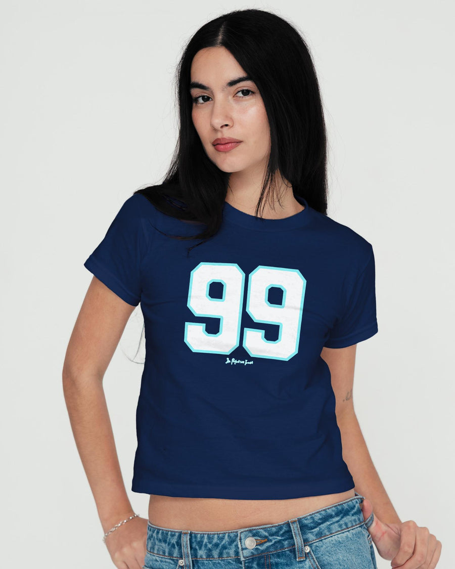 99 baby tee - In Print We Trust