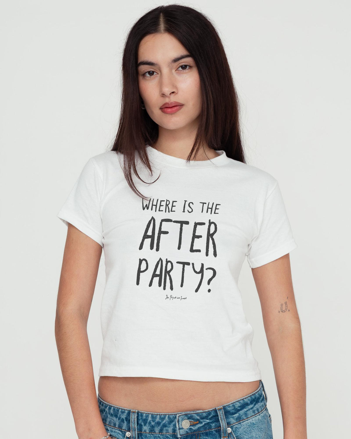 afters baby tee - In Print We Trust