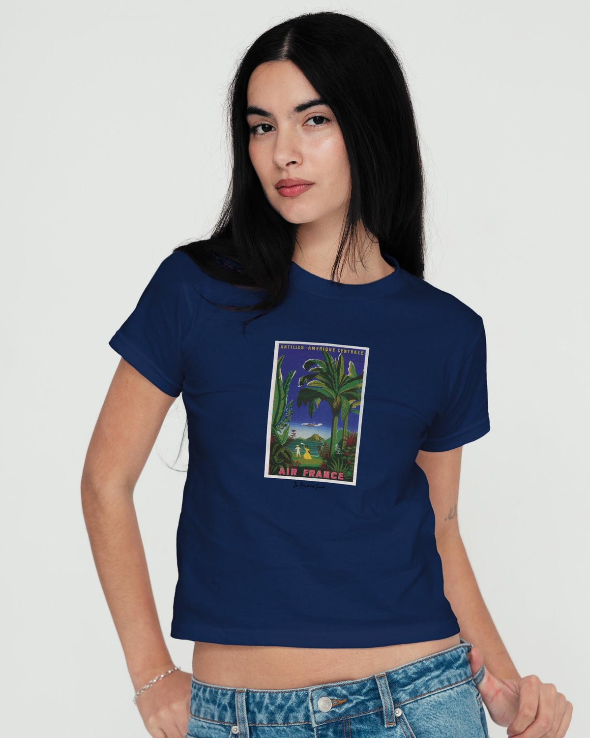 air france baby tee - In Print We Trust