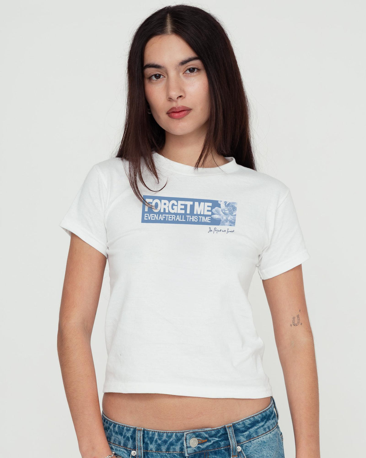 all this time baby tee - In Print We Trust