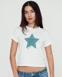 another pretty face baby tee - In Print We Trust