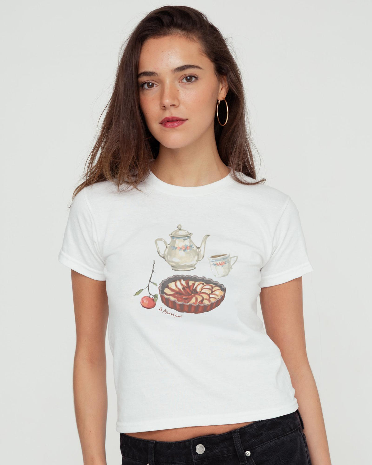 apple pie baby tee - In Print We Trust