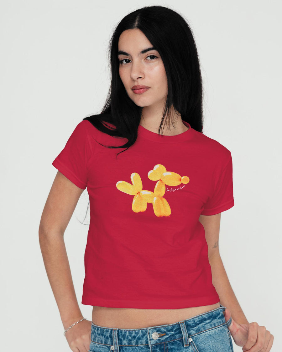 balloon animal baby tee - In Print We Trust