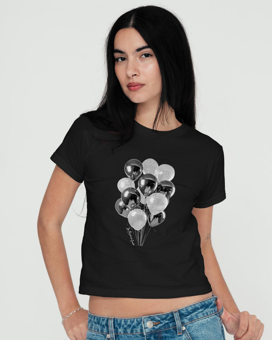 balloons baby tee - In Print We Trust