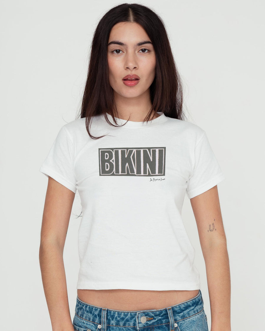 bikini baby tee - In Print We Trust