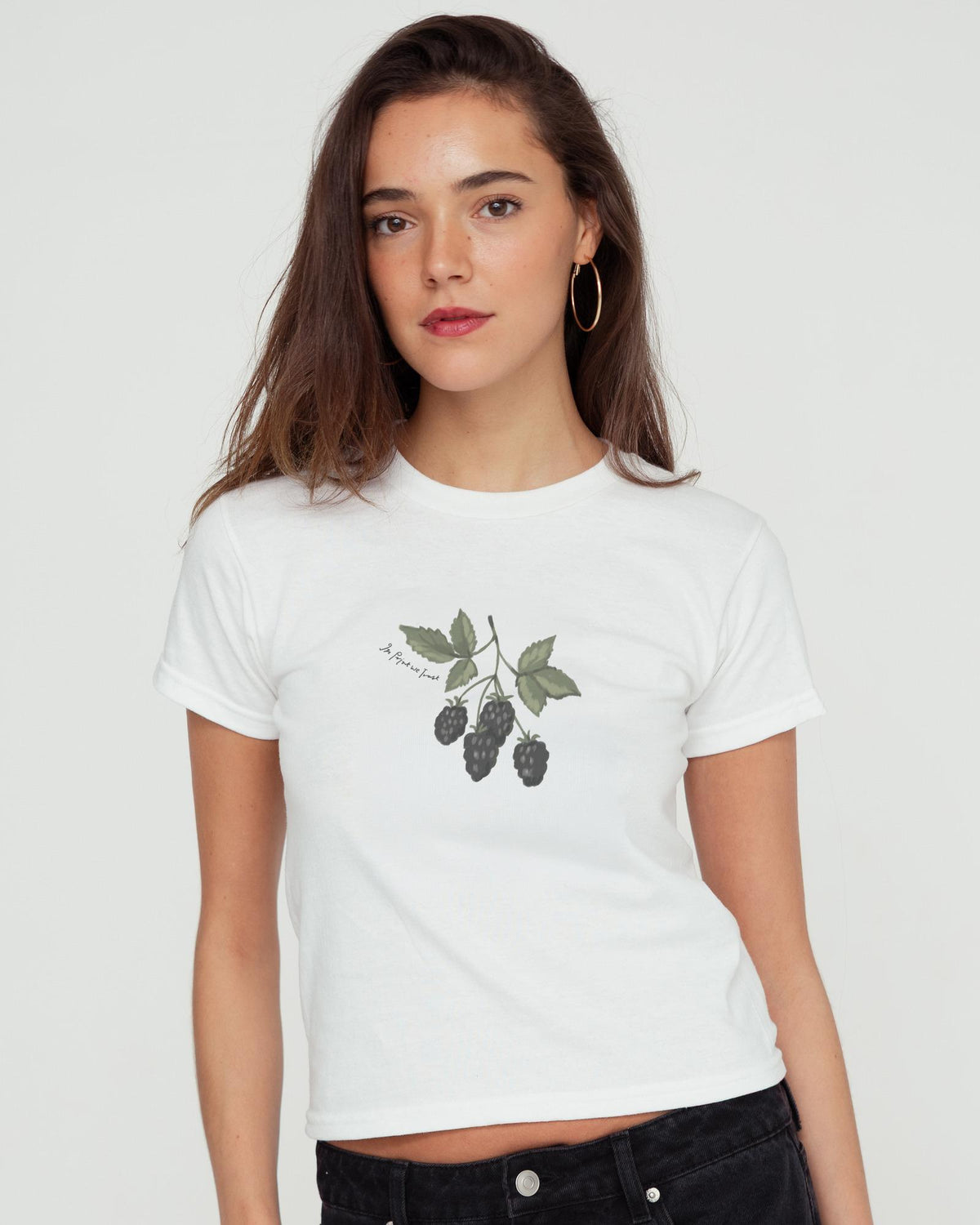 blackberry baby tee - In Print We Trust