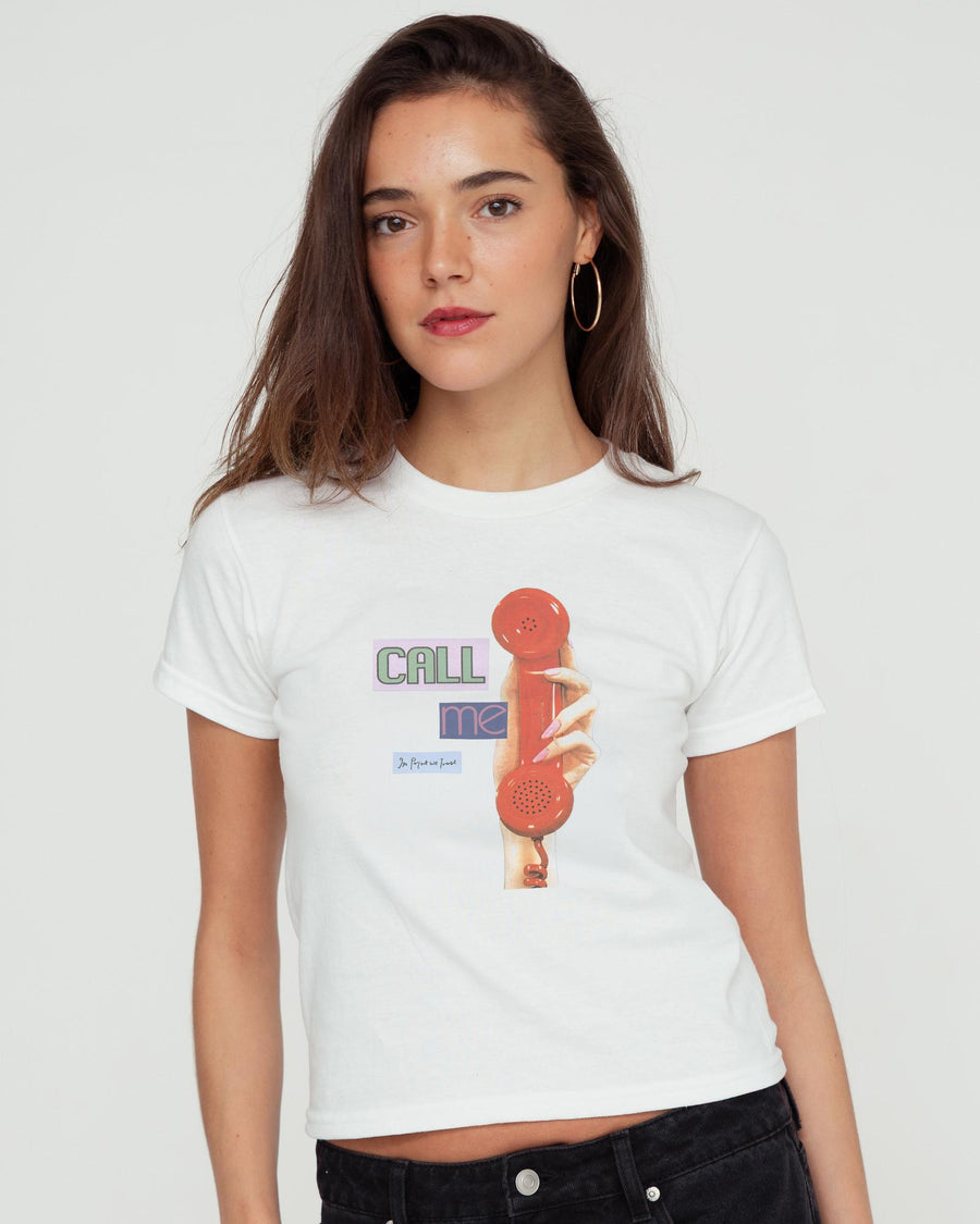 call me baby tee - In Print We Trust