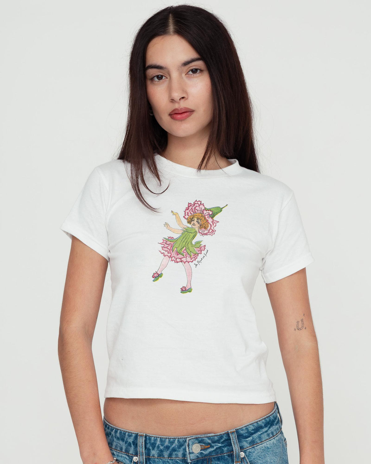 carnation fairy baby tee - In Print We Trust
