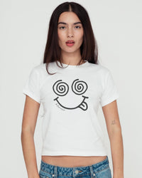 cheeky baby tee - In Print We Trust