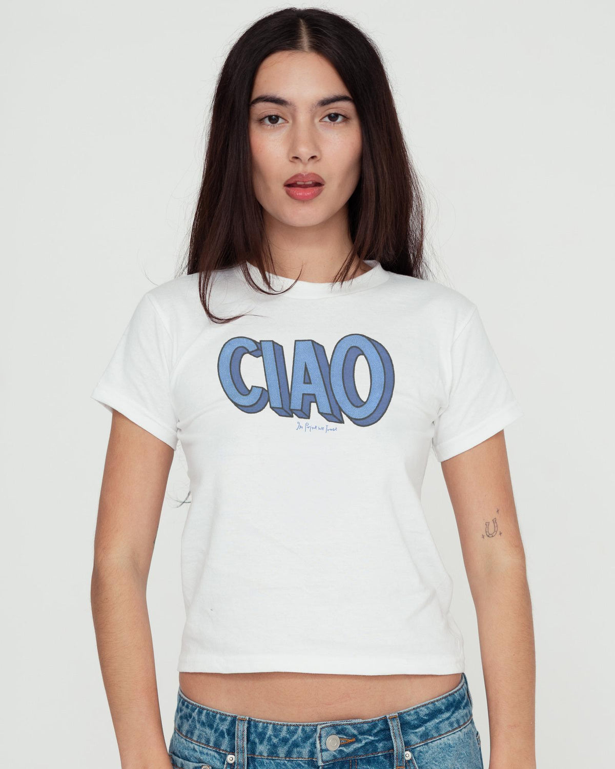 ciao baby tee - In Print We Trust