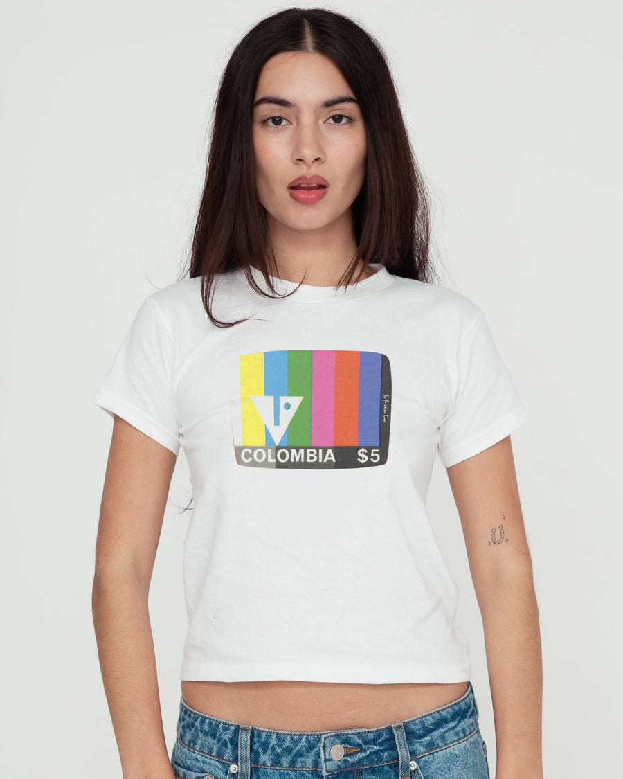 colombia baby tee - In Print We Trust