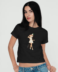 couple baby tee - In Print We Trust