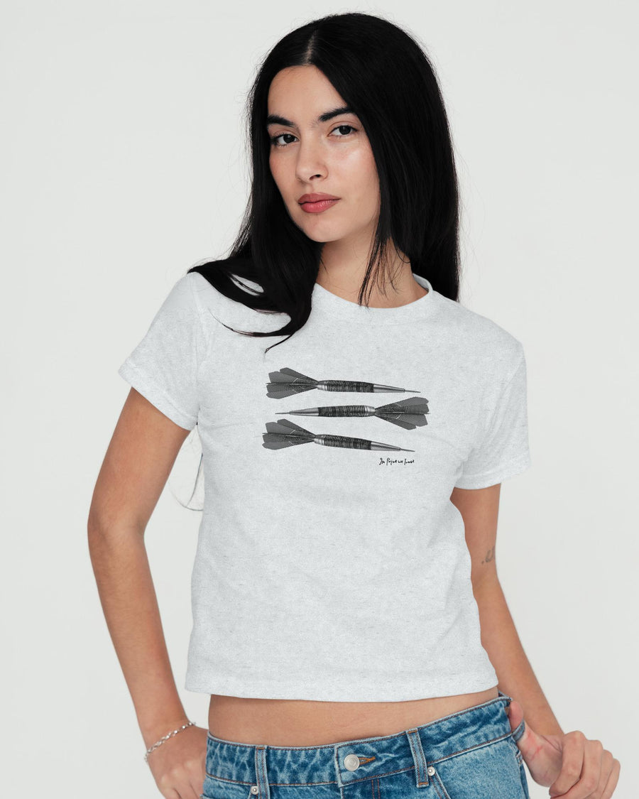 darts baby tee - In Print We Trust
