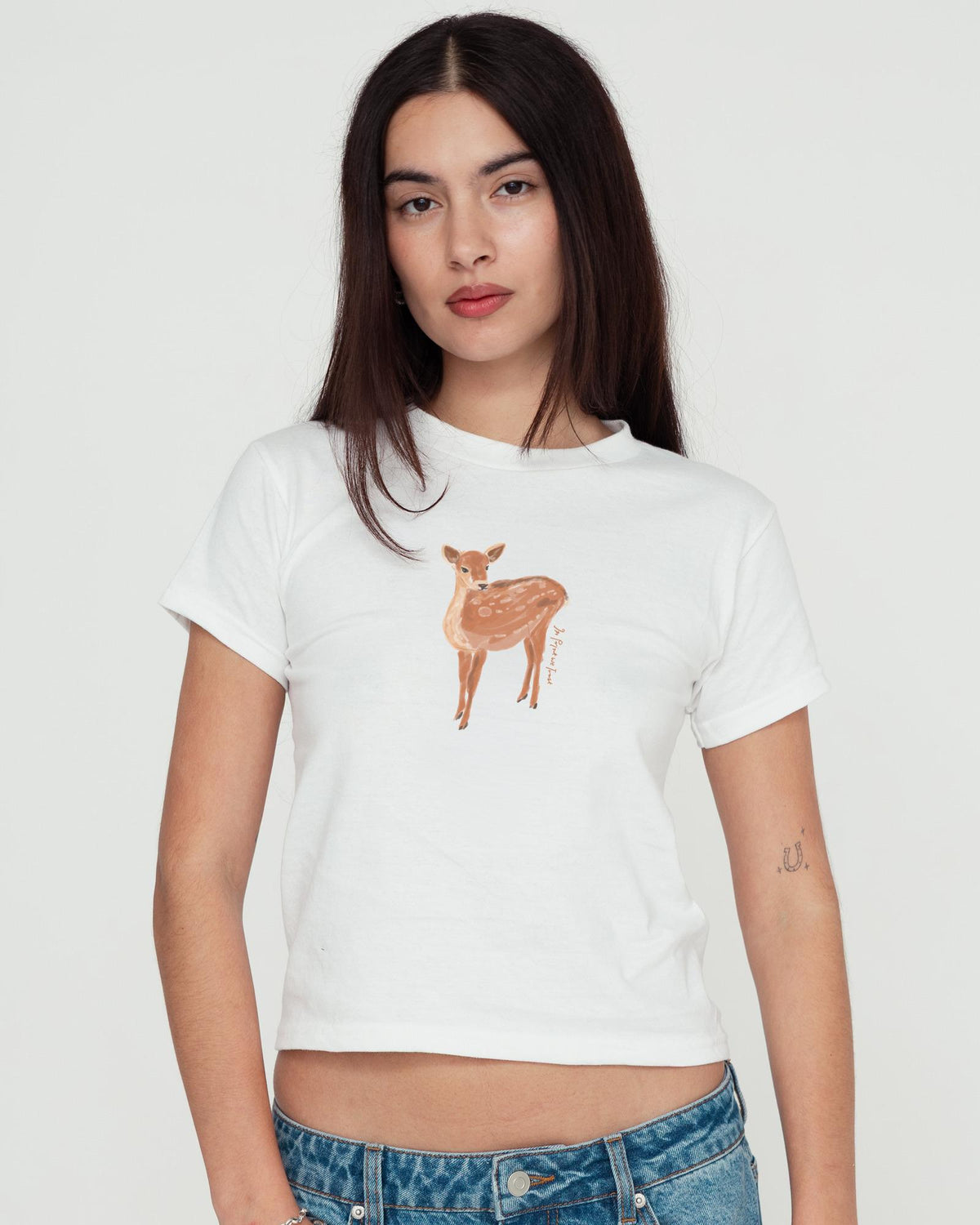 deer baby tee - In Print We Trust