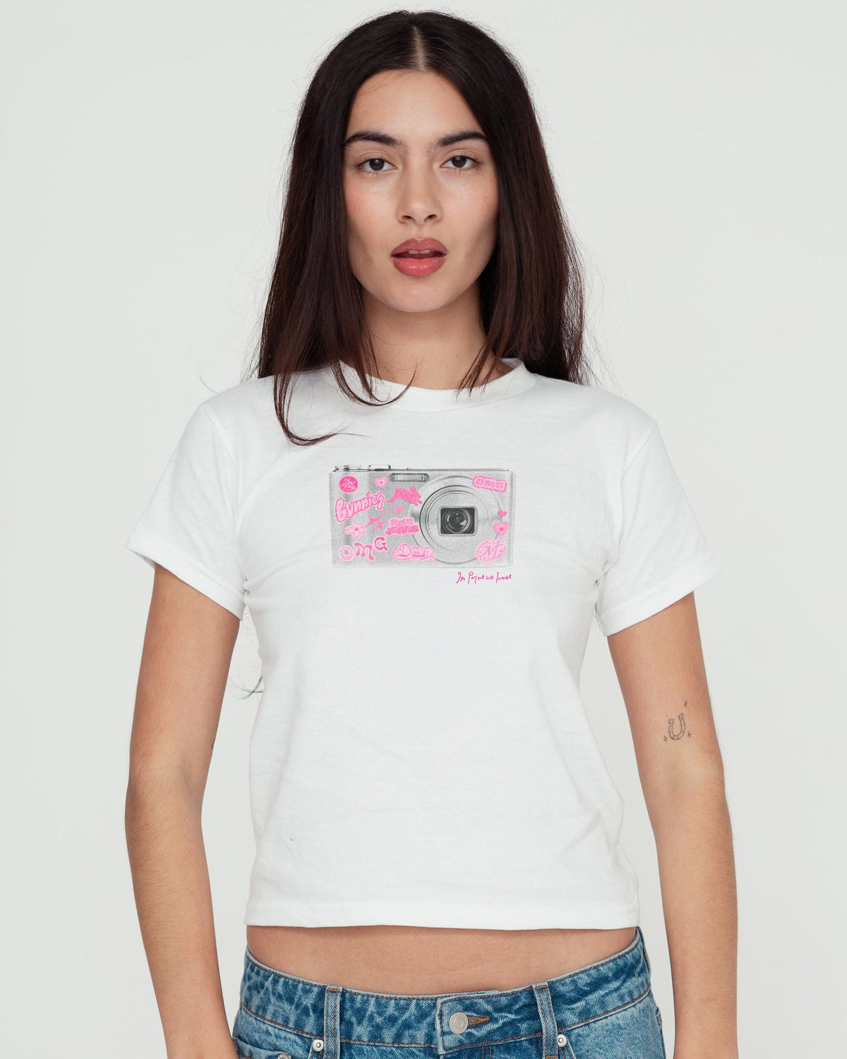 digital baby tee - In Print We Trust