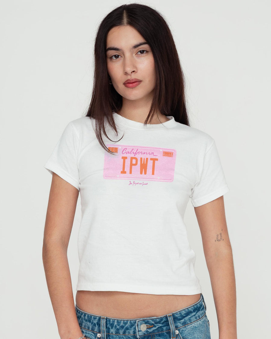 drive me crazy baby tee - In Print We Trust