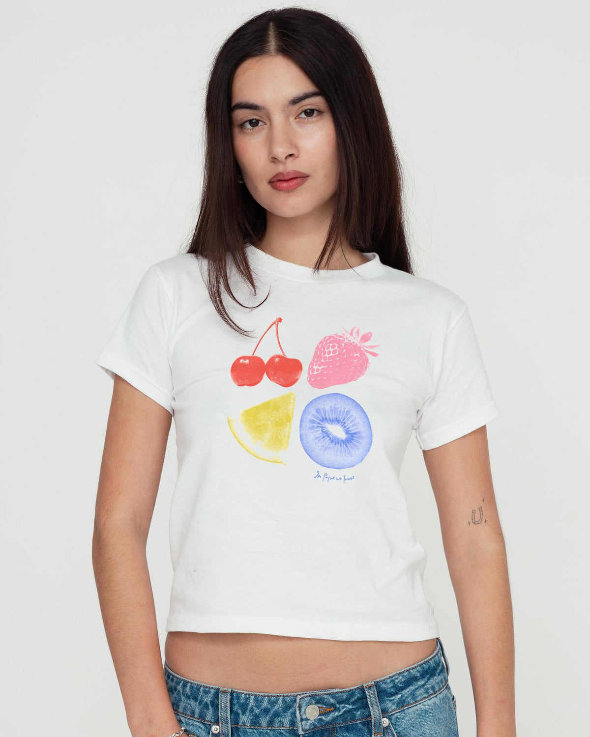 fruit baby tee - In Print We Trust