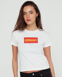 germany baby tee - In Print We Trust