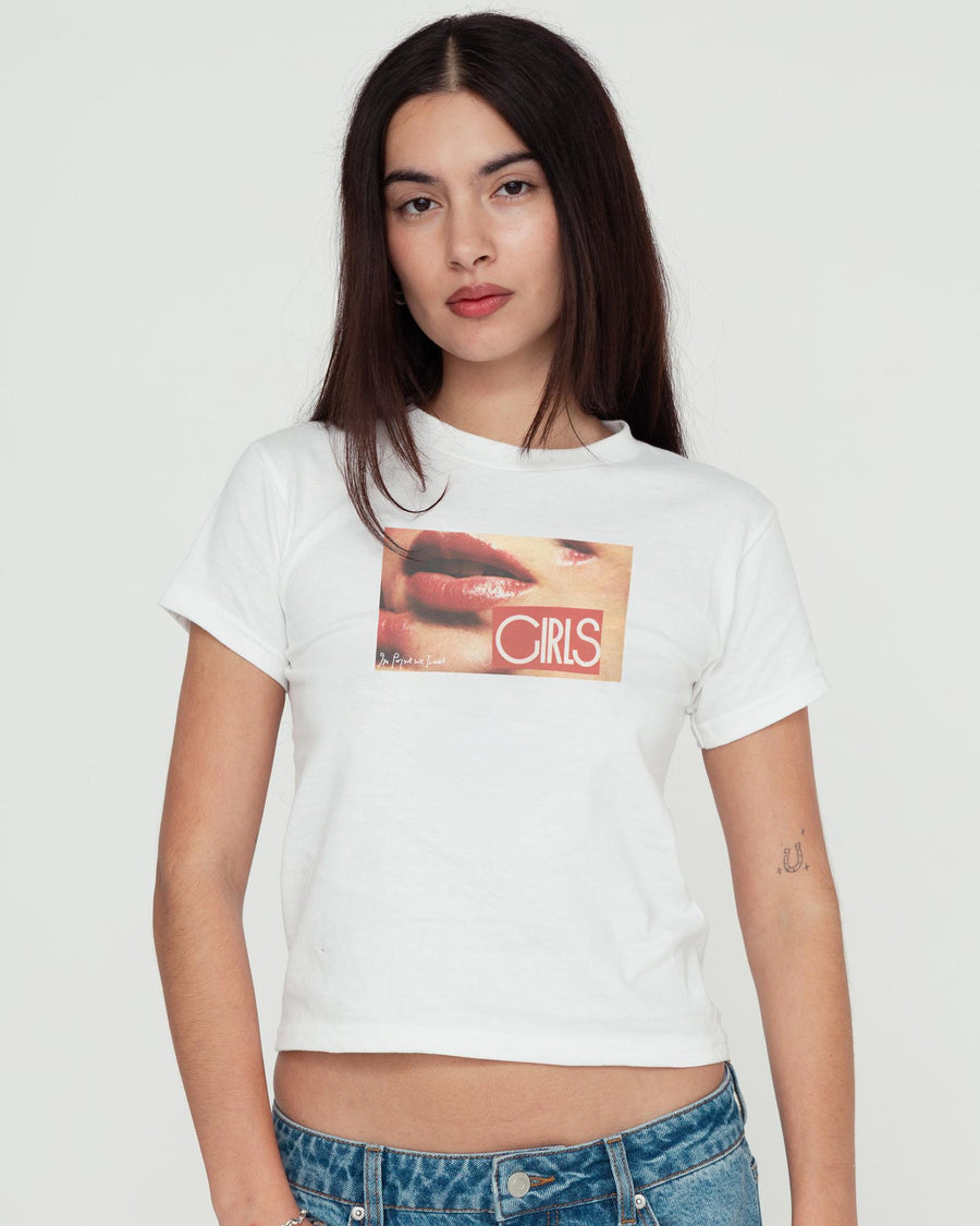 girls baby tee - In Print We Trust